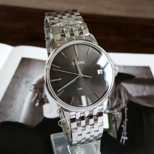 【全新】TITONI 梅花83919 S-576自动机械机芯日期显示40MM（男款）Line 1919系列精钢180426NJ47 商品图3