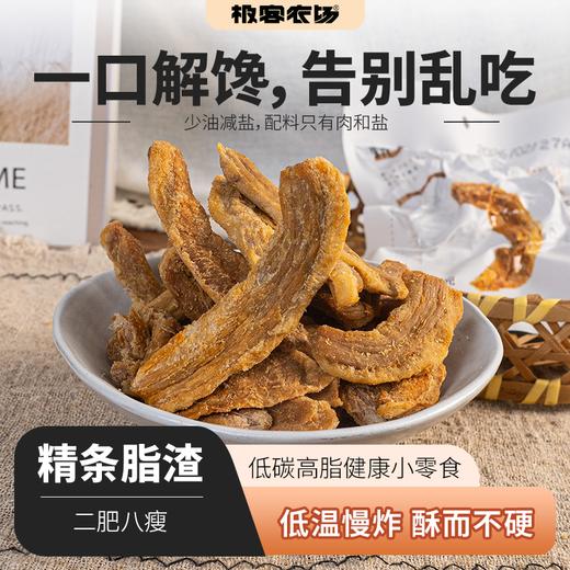 精条脂渣| 只选用猪腹部五花肉，二肥八瘦，大块肉，香酥爽口，直接食用或者炖菜吃，88g/袋⭐️顺丰快递 商品图0