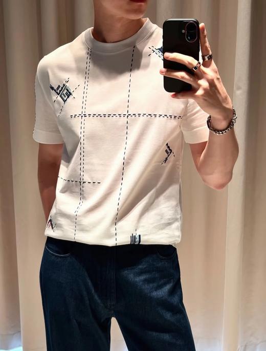 男款logo刺绣短袖T恤la011 商品图3