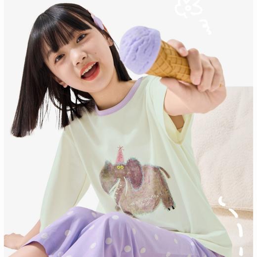 【两套到手69元，5天发货】Riorot 茶树皮 儿童10A凉凉衣家居服【2605服装专场】 商品图2