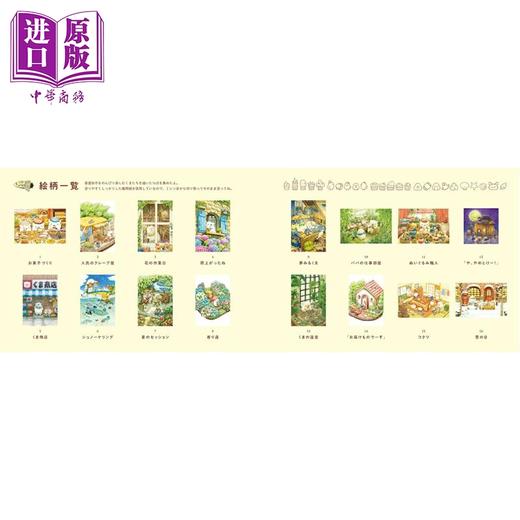 【中商原版】熊之国的可爱熊涂色明信片书 填色书 ちっぷ 日文原版日韩 くま国のくま塗り絵POSTCARD BOOK 大人の塗り絵シリーズ 商品图1