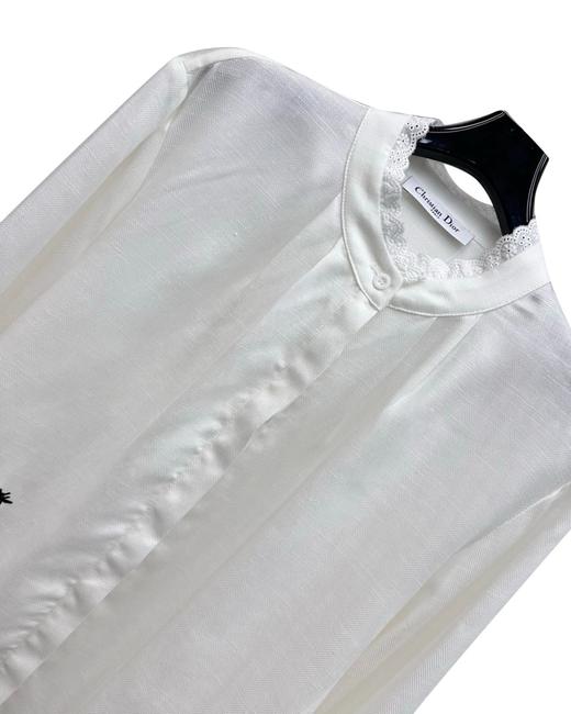 女款立领蕾丝边长袖衬衫ba010 商品图2