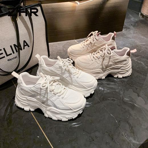 ZHR【6cm】厚底超轻老爹鞋女鞋2026春季新款内增高显瘦百搭休闲鞋 商品图3