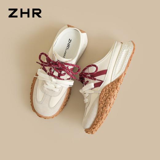 ZHR则则厚底阿甘包头拖女26夏新款软底增高3.5CM休闲外穿拖鞋 商品图9