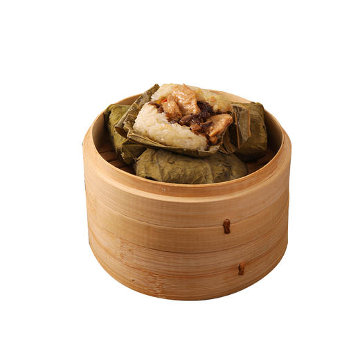 【超好吃】荷香素糯米鸡 淡雅荷香 丝丝入味 加热即食、美味方便 素粽子（请放冰箱急冻保存）（120g*4个/袋） 商品图8