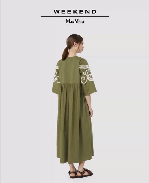 Weekend MaxMara 2026春夏新款女装宽松棉质长款连衣裙5221016206吊牌价5600元 商品图1
