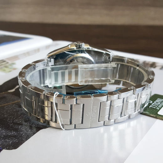 【全新】TITONI 梅花83727 S-573自动机械机芯日期显示38.3*38.8MM（男款）华尔街系列精钢170426NJ78 商品图6