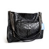 【95新】YSL圣罗兰577999黑银niki Shopping tote托特购物袋单肩包女士210426NJS04 商品缩略图2