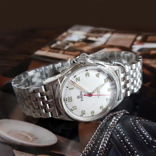 【全新】TITONI 梅花83019 S-639自动机械机芯39MM（男款）Heritage传承系列精钢180426NJ60 商品图5