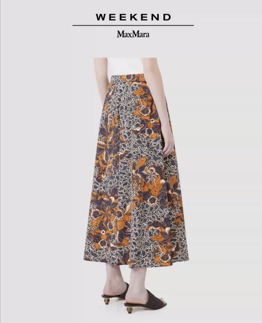 Weekend MaxMara 2026春夏新款女装印花棉质半身裙5101026206吊牌价4100元 商品图1