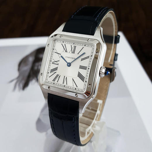 【95新】CARTIER卡地亚WSSA0022石英31*43MM（中性款）山度士系列  精钢160426AK59 商品图1