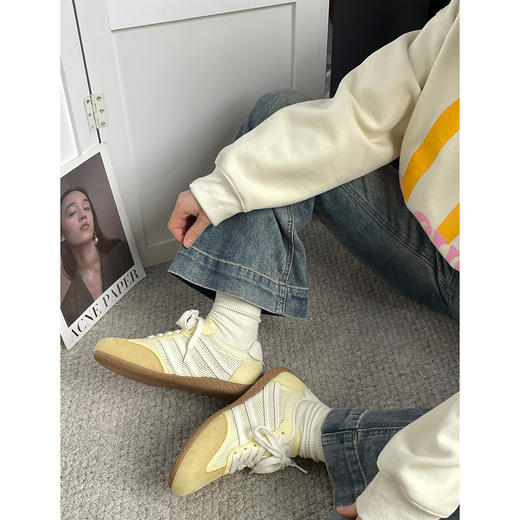 【YW】无忧购女款德迅鞋百搭平底休闲运动鞋透气拼色小白鞋 MIS-5793（截单后3-5天发货） 商品图9