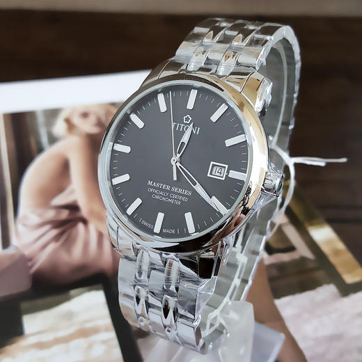 【全新】TITONI 梅花83188 S-576天文台认证自动机械机芯日期显示41MM（男款）Master Series 大师系列精钢170426NJ46 商品图2