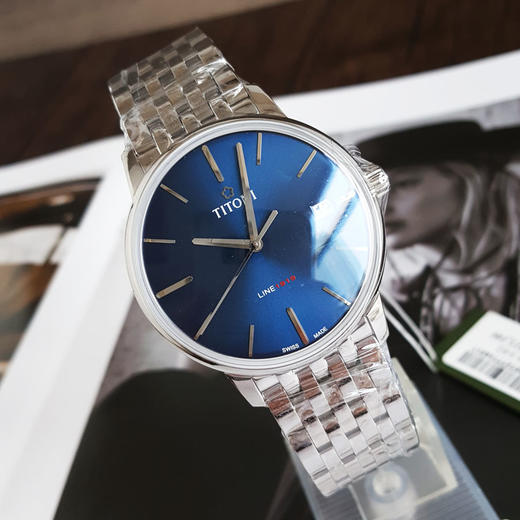 【全新】TITONI 梅花83919 S-612自动机械机芯日期显示40MM（男款）Line 1919系列精钢180426NJ09 商品图4