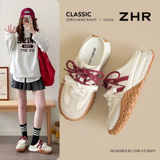 ZHR则则厚底阿甘包头拖女26夏新款软底增高3.5CM休闲外穿拖鞋 商品图2