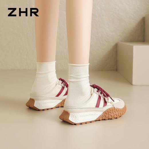 ZHR则则厚底阿甘包头拖女26夏新款软底增高3.5CM休闲外穿拖鞋 商品图8