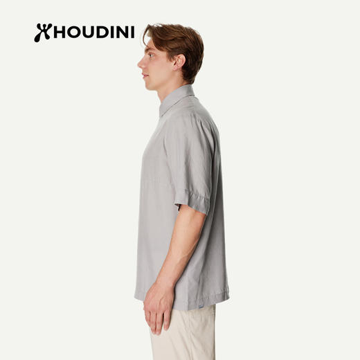 HOUDINI胡丁尼 Tree Polo Shirt 树 男款户外透气速干POLO衫 860009 商品图1