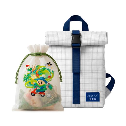 【本来优选】低糖青稞粽 双肩礼包 800g 粽子 礼品 创意礼 端午送礼 商品图3