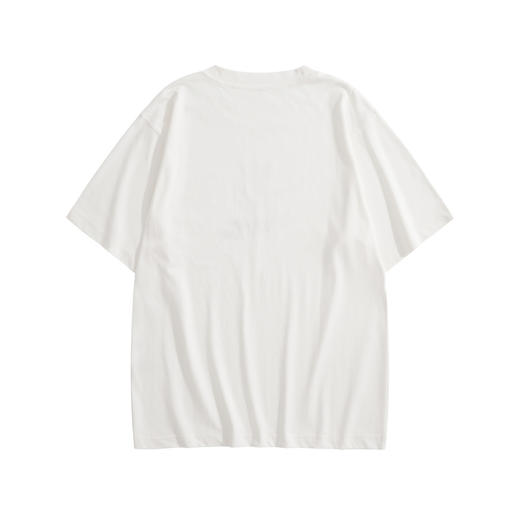 男款中厚棉质印花刺绣短袖T恤ba007 商品图1