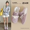ZHR则则厚底阿甘包头拖女26夏新款软底增高3.5CM休闲外穿拖鞋 商品缩略图0