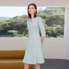 IWY/冰川蓝夏季薄款短袖西装连衣裙女正式场合长款鱼尾裙新款套裙6Q26 商品缩略图3