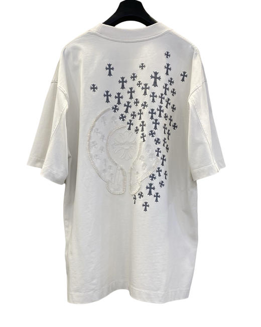 男款十字架刺绣短袖T恤zh009 商品图1