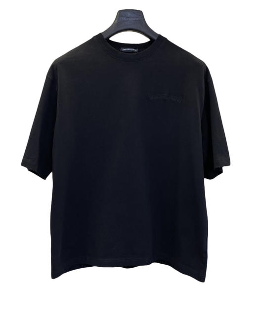 中性款logo刺绣短袖T恤he009 商品图0