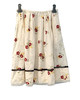 女款棉麻蕾丝拼接碎花半裙zh020 商品缩略图1