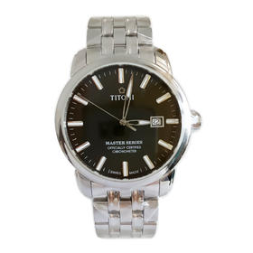 【全新】TITONI 梅花83188 S-660天文台认证自动机械机芯日期显示41MM（男款）Master Series 大师系列精钢170426NJ65