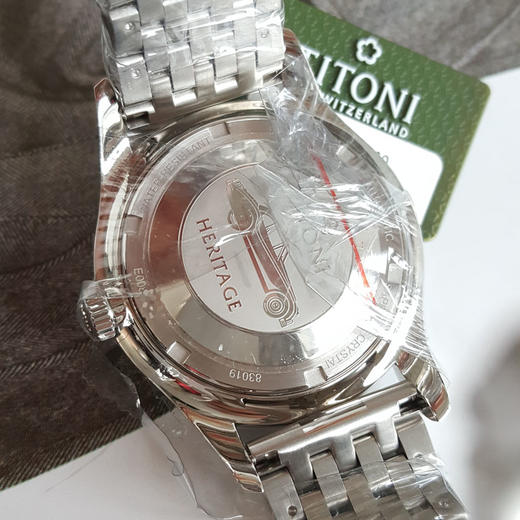 【全新】TITONI 梅花83019 S-639自动机械机芯39MM（男款）Heritage传承系列精钢180426NJ60 商品图7