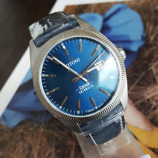 【全新】TITONI 梅花878 S-ST-612自动机械机芯日期显示41MM（男款）Cosmo 宇宙系列精钢170426NJ92 商品图4