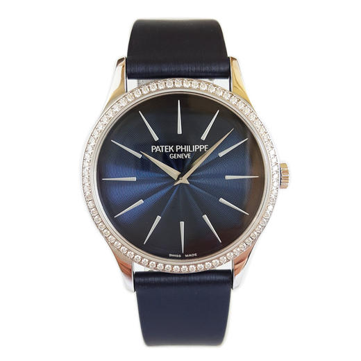 【95新】PATEK PHILIPPE百达翡丽4897G-001手动机械33MM（女款）古典表系列  18k白金（表圈原厂钻石）290326TJ02 商品图0