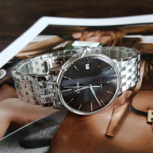 【全新】TITONI 梅花83919 S-576自动机械机芯日期显示40MM（男款）Line 1919系列精钢180426NJ47 商品图5