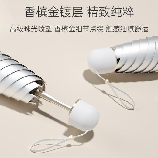 【挡雨防晒丨左都全自动晴雨伞合集】镜面钛银涂层，有效保护肌肤防晒黑，小巧迷你轻松入口袋，出行便携不占地，高颜值多规格男女通用雨伞 商品图2