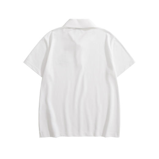 男款棉质珠地刺绣修身短袖polo衫ba007 商品图1