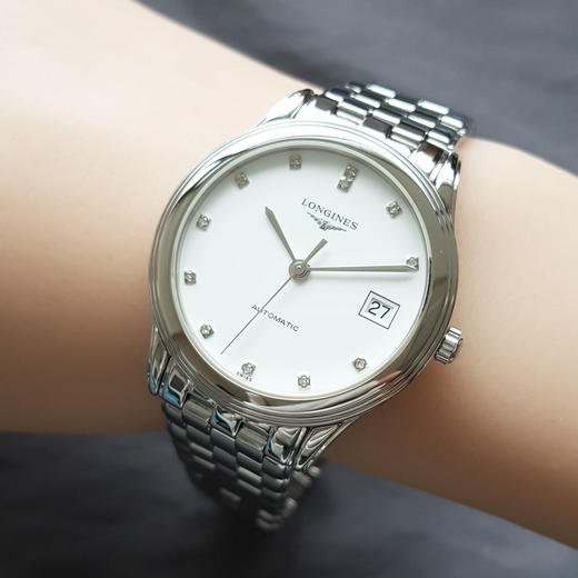 【95新】LONGINES浪琴L4.774.4.27.6自动机械日期显示36MM（男款）经典系列 精钢170426TJ36 商品图7