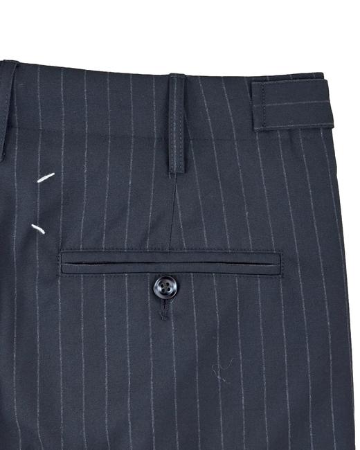 男款竖条纹羊毛薄西裤长裤he016 商品图1