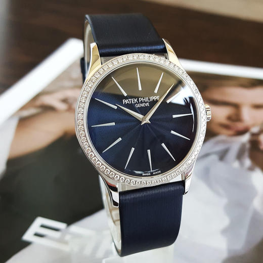 【95新】PATEK PHILIPPE百达翡丽4897G-001手动机械33MM（女款）古典表系列  18k白金（表圈原厂钻石）290326TJ02 商品图2