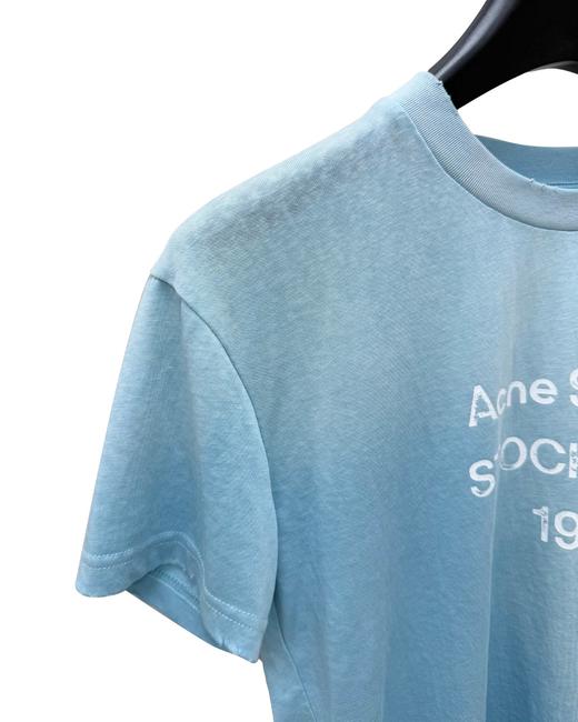 女款正肩修身破损印花短袖T恤la001 商品图2