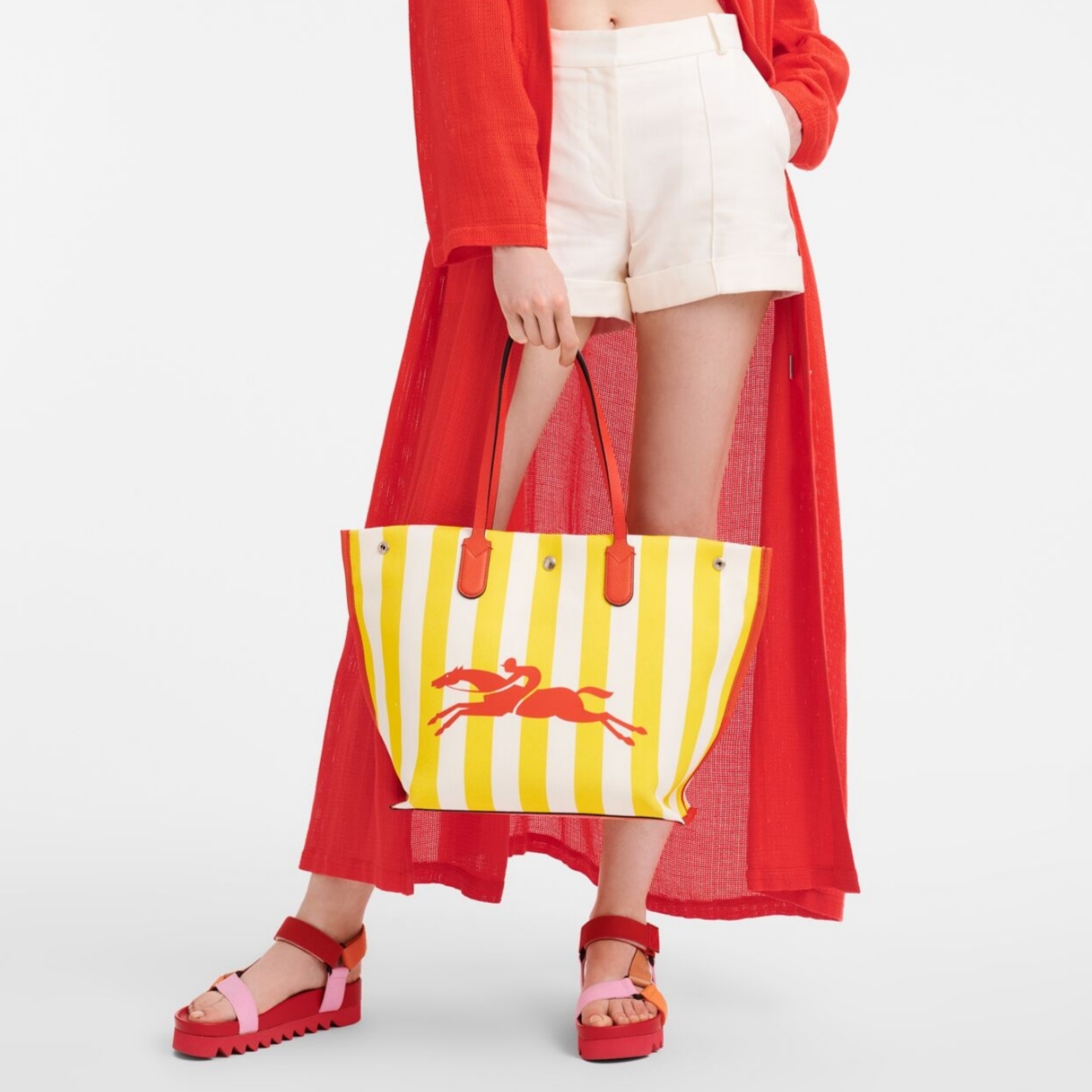 【Longchamp】Roseau系列背提包