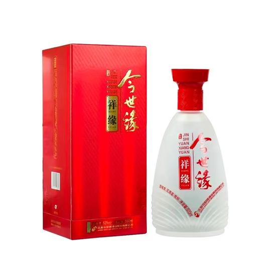 2022年今世缘祥缘，52度浓香型白酒，整箱500ml×6瓶。 商品图2