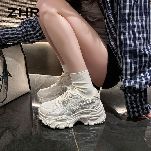 ZHR【6cm】厚底超轻老爹鞋女鞋2026春季新款内增高显瘦百搭休闲鞋 商品图7