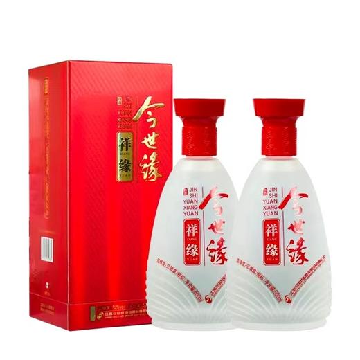 2022年今世缘祥缘，52度浓香型白酒，整箱500ml×6瓶。 商品图4