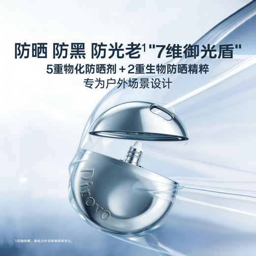 【晒可赢防晒系列】蒂洛薇dirovo御光凝时防晒乳面部身体防晒霜SPF50+,PA+++ 商品图4