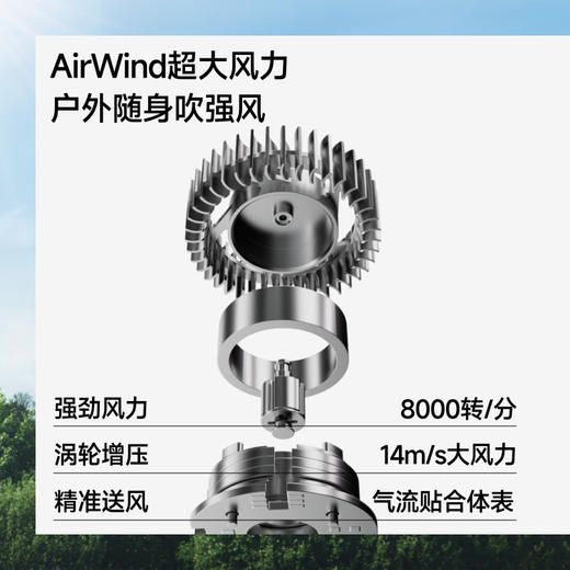 【26春夏新品】蕉下双体便携磁吸挂脖风扇EE002 商品图1