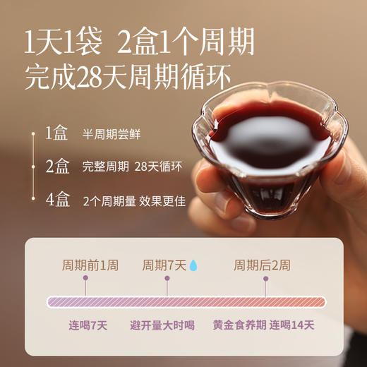 【爆款推荐】玫红四物草本植物饮 四物汤 补养气血 养回规律姨妈 商品图4