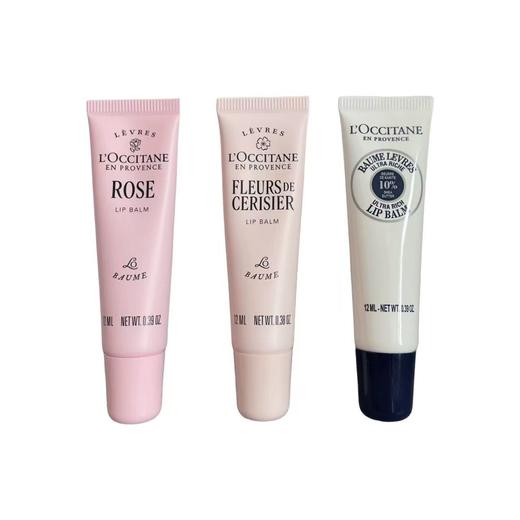 【新品！润到心尖 唇炎缓解】L'OCCITANE欧舒丹 香氛润唇膏樱花/乳木果/瑰香 12ml/支 卓越保湿 轻盈水润 新期效 商品图4
