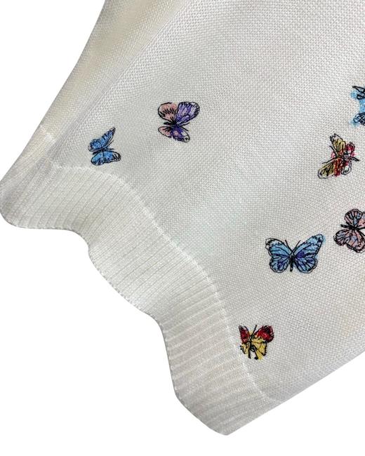 女款刺绣短袖针织上衣ba010 商品图2