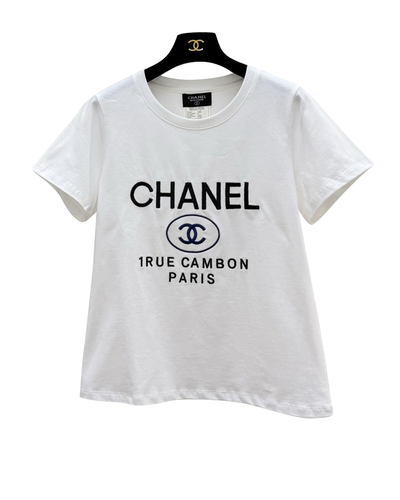 女款刺绣短袖T恤ba025