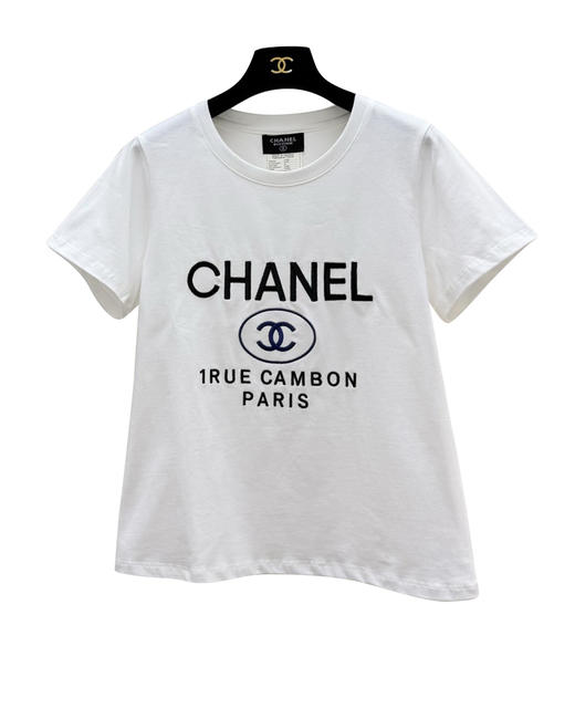 女款刺绣短袖T恤ba025 商品图0